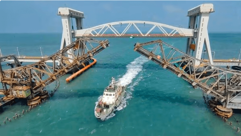 Pamban Bridge : भारत का पहला vertical-lift sea ब्रिज अब तैयार