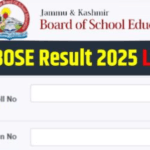 JKBOSE 12वीं रिजल्ट 2025 घोषित: डायरेक्ट लिंक यहां देखें