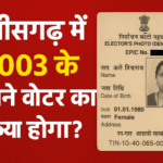 🗳️ छत्तीसगढ़ में SIR 2025: अगर आपका वोटर कार्ड 2003 का है, तो तुरंत ऐसे करें चेक और अपडेट